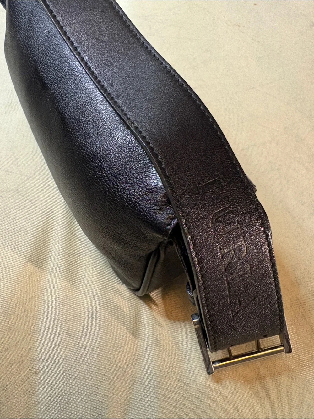 Furla Black Leather Shoulder Bag - Picture 10 of 17